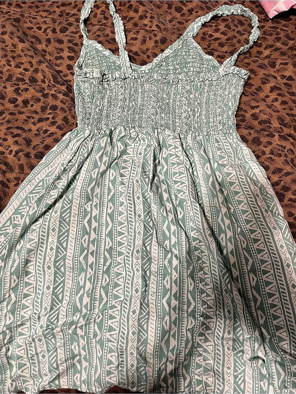 Merokeety Women's Geometric Mini Dress Size Medium